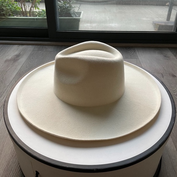 Color Melodic Wide Brim Wool Fedora Hat 